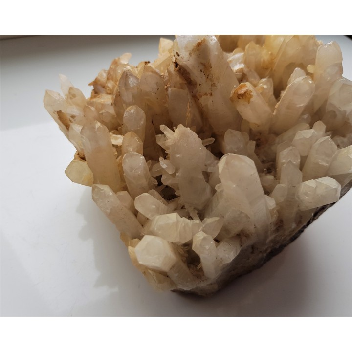 Duża szczotka kryształów górskich ze Strzegomia (Rogoźnica)