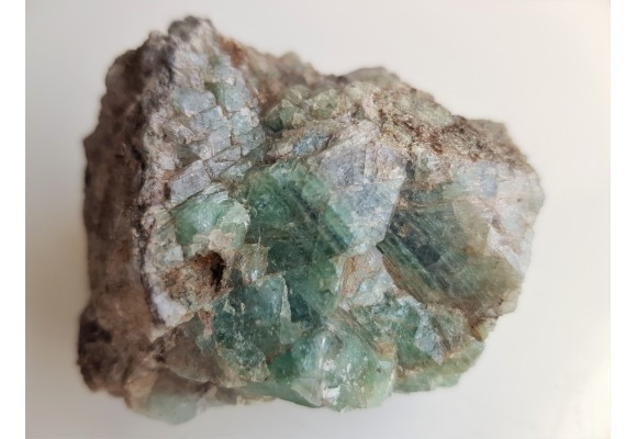 Zielony fluoryt z Kowar o wyjątkowo pięknej barwie