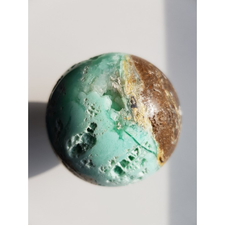 Kula z chryzoprazu ze Szklar