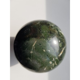 Kula z zielonego jaspisu (eratyk, lubuskie)