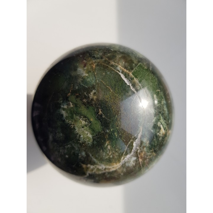 Kula z zielonego jaspisu (eratyk, lubuskie)