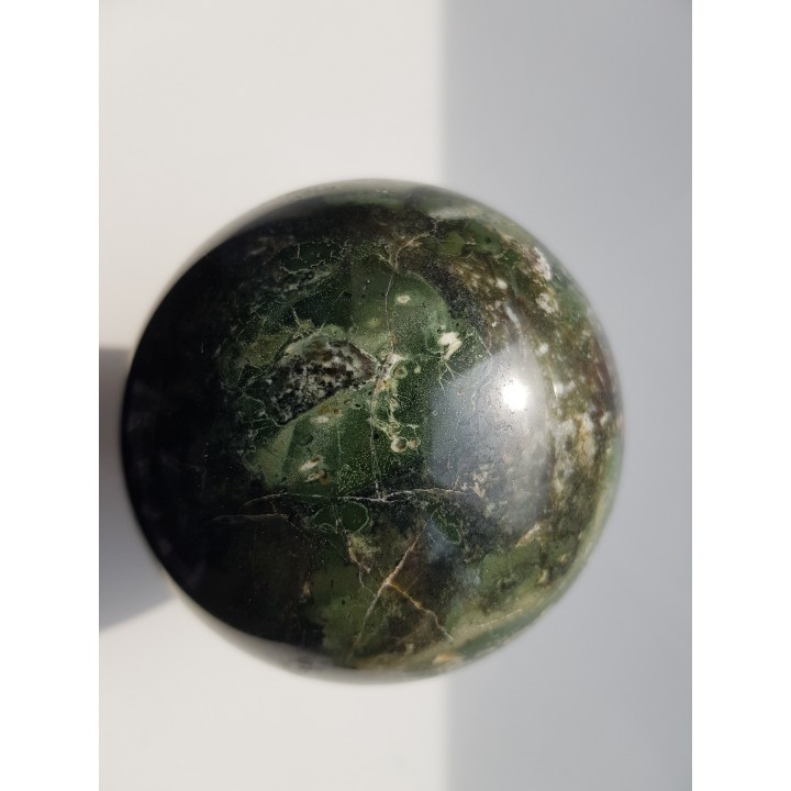 Kula z zielonego jaspisu (eratyk, lubuskie)