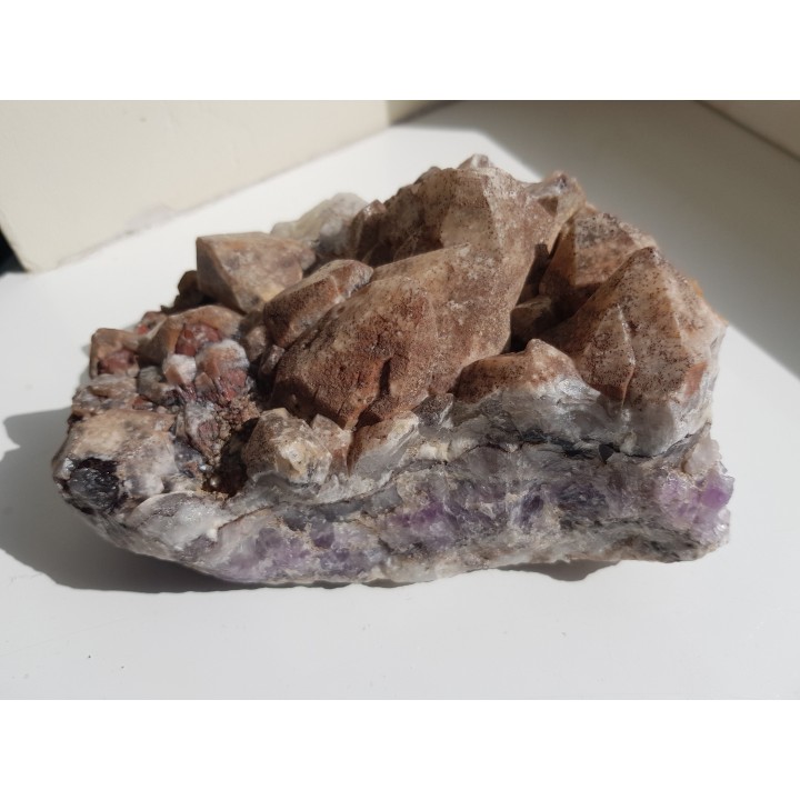 Wyjątkowa szczotka ametystowa z Jagniątkowa