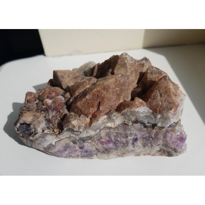 Wyjątkowa szczotka ametystowa z Jagniątkowa