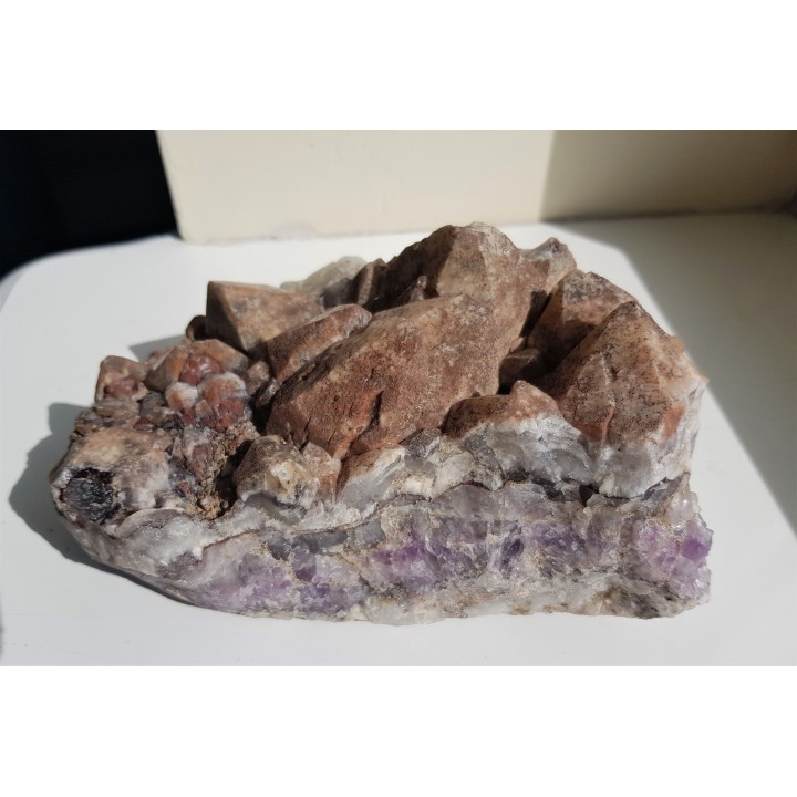 Wyjątkowa szczotka ametystowa z Jagniątkowa