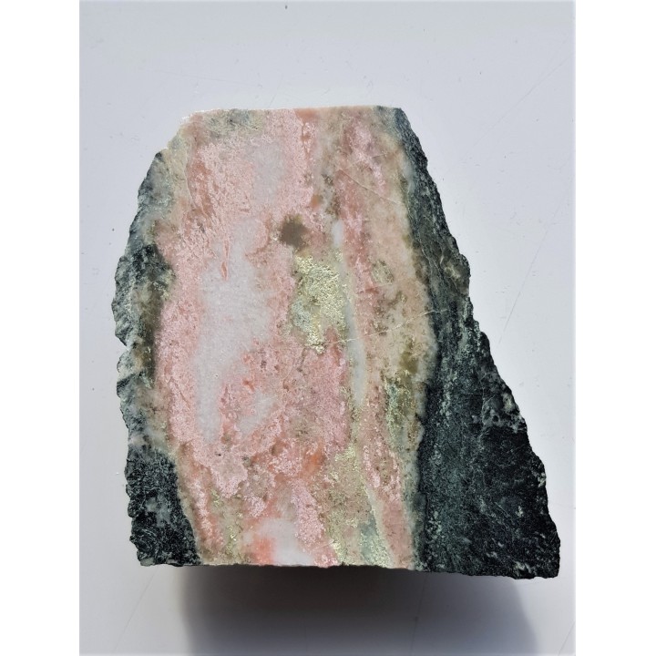 Polerowany rodingit z amfibolitów z Sobótki