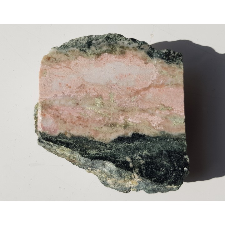 Polerowany rodingit z amfibolitów z Sobótki