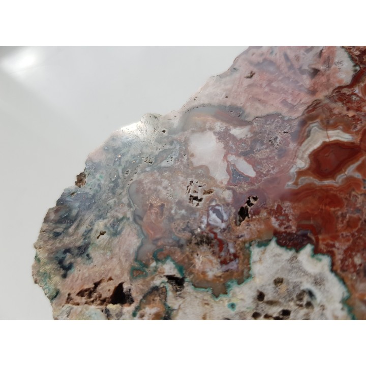 Miedź rodzima w jaspiso-agacie z Sokołowca w Górach Kaczawskich