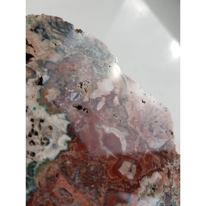 Miedź rodzima w jaspiso-agacie z Sokołowca w Górach Kaczawskich