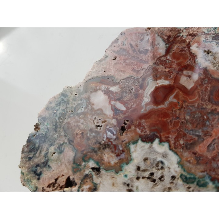 Miedź rodzima w jaspiso-agacie z Sokołowca w Górach Kaczawskich