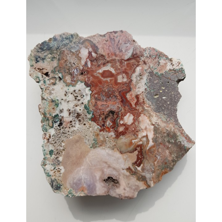 Miedź rodzima w jaspiso-agacie z Sokołowca w Górach Kaczawskich