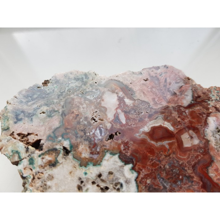 Miedź rodzima w jaspiso-agacie z Sokołowca w Górach Kaczawskich