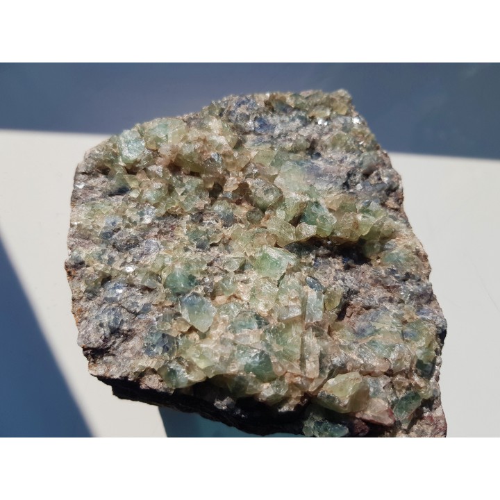 Intensywnie zielony fluoryt z Kowar