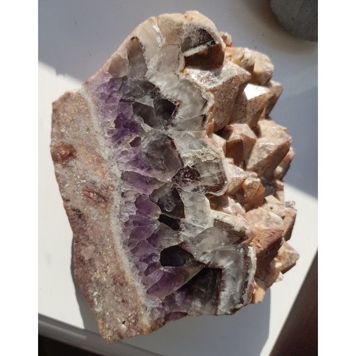 Duża szczotka ametystowa z Jagniątkowa