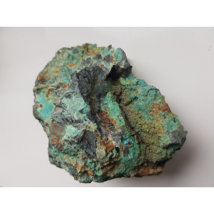 Duży okaz chryzokoli z Miedzianki k. Janowic Wlk.