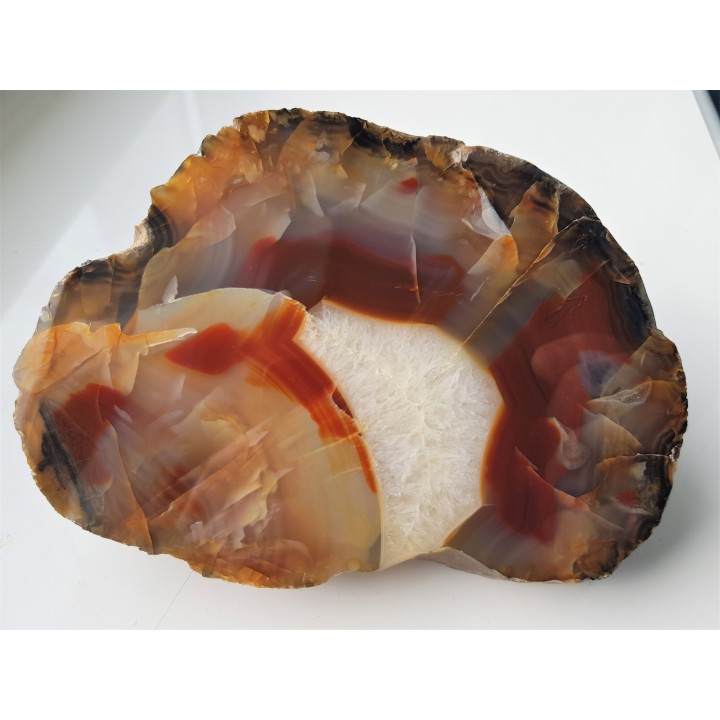 Agat "rzeczny" z Bobru w Sudetach (river agate)