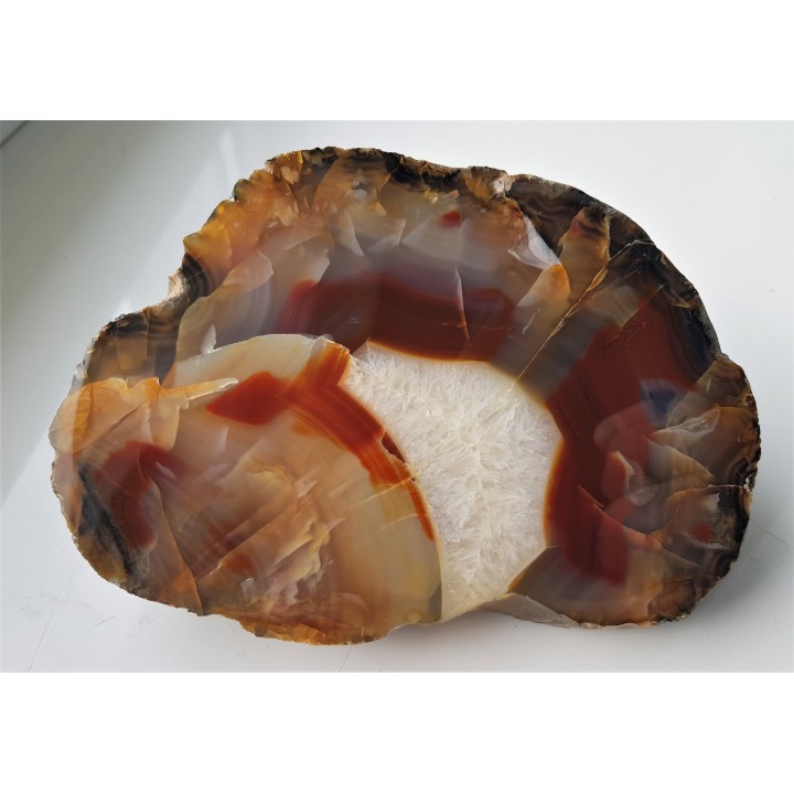 Agat "rzeczny" z Bobru w Sudetach (river agate)