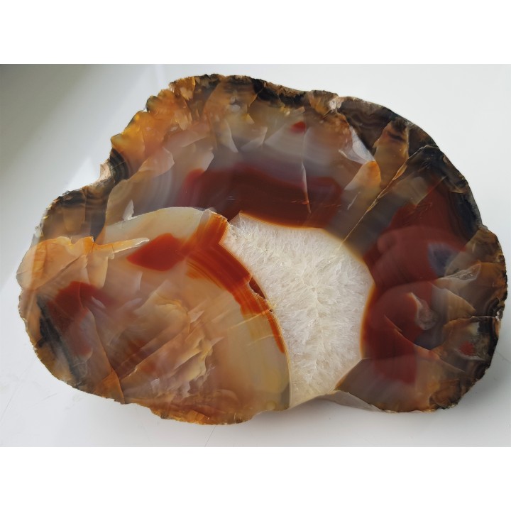 Agat "rzeczny" z Bobru w Sudetach (river agate)