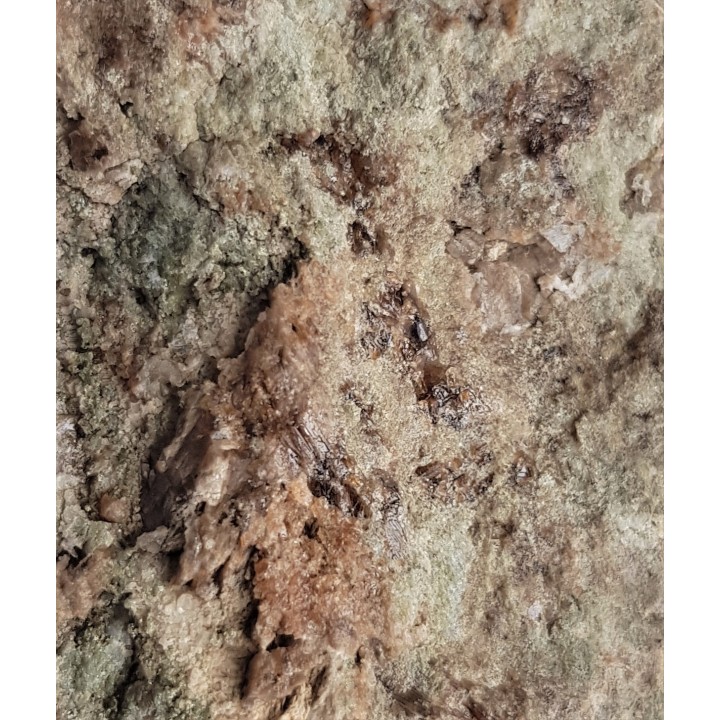 Kryształy wezuwianu w skarnie z Samborowiczek