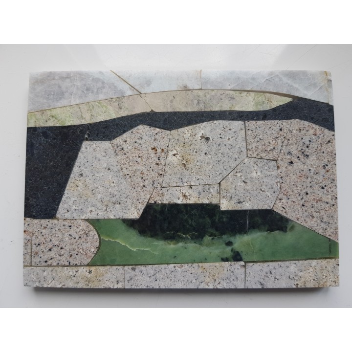 Mozaika z kamieni dolnośląskich, pejzaż dolnośląski