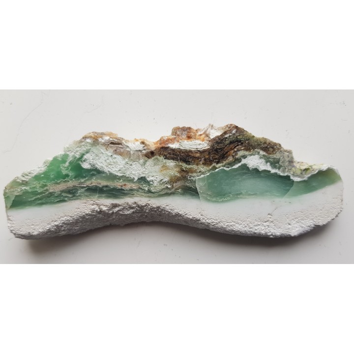 Chryzopraz w magnezycie z Wir k. Sobótki