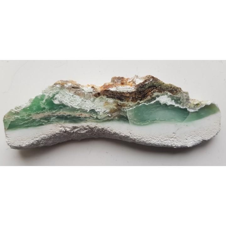 Chryzopraz w magnezycie z Wir k. Sobótki