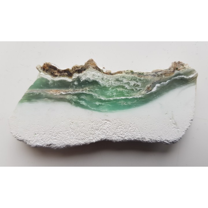 Chryzopraz w magnezycie z Wir k. Sobótki