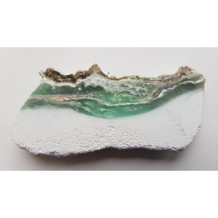 Chryzopraz w magnezycie z Wir k. Sobótki