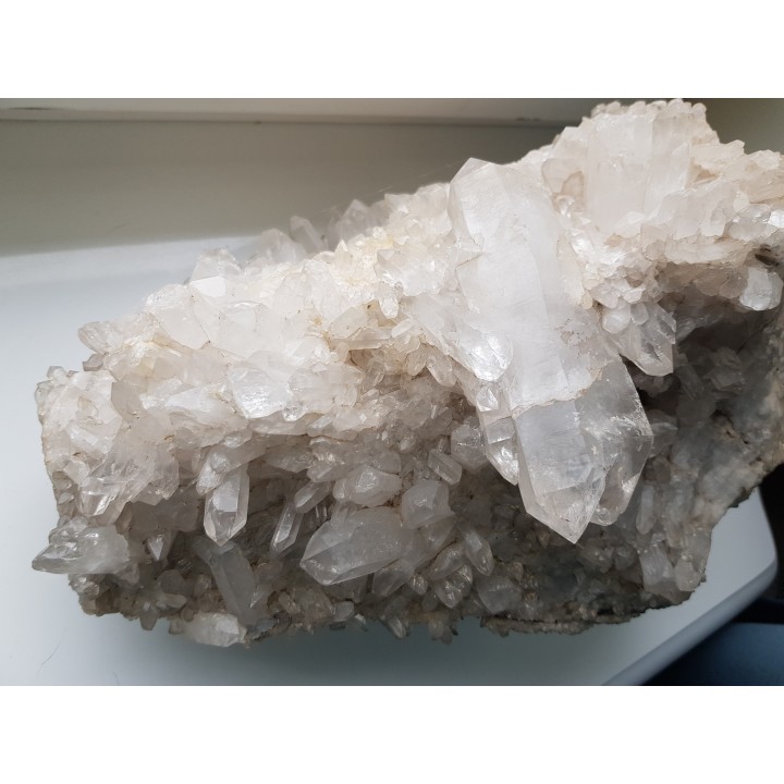 Muzealna szczotka kryształów górskich z Jegłowej