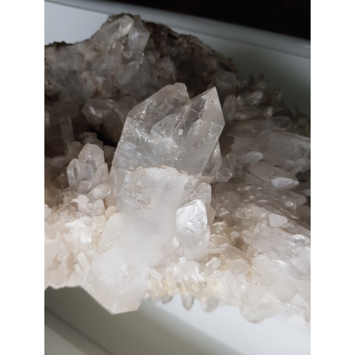 Muzealna szczotka kryształów górskich z Jegłowej