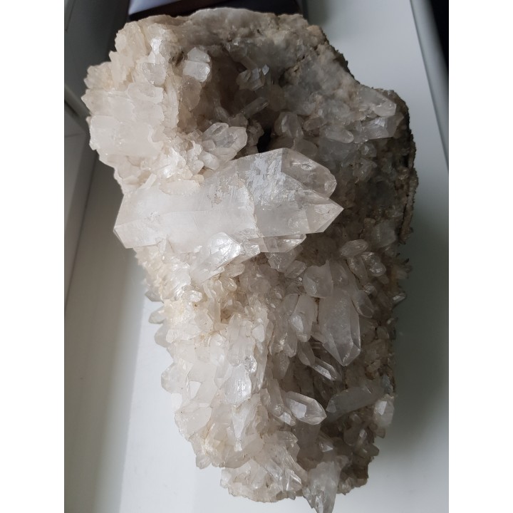 Muzealna szczotka kryształów górskich z Jegłowej