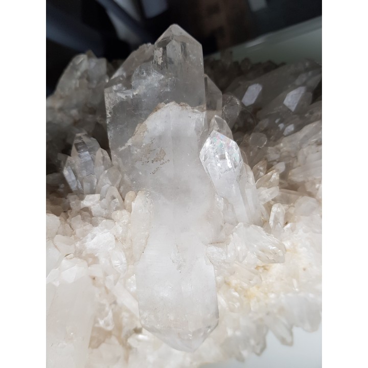 Muzealna szczotka kryształów górskich z Jegłowej