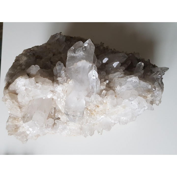 Muzealna szczotka kryształów górskich z Jegłowej