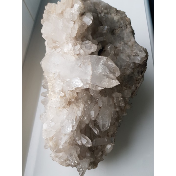 Muzealna szczotka kryształów górskich z Jegłowej