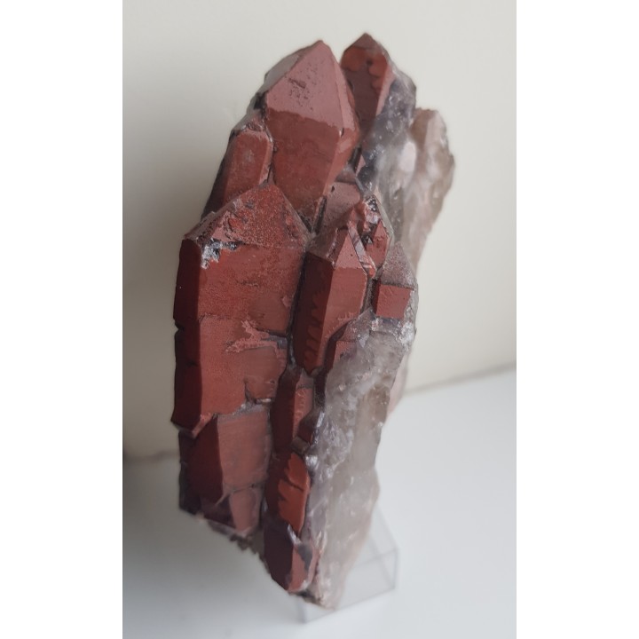 Kwarc żelazisty z pegmatytu w Rudawach Janowickich