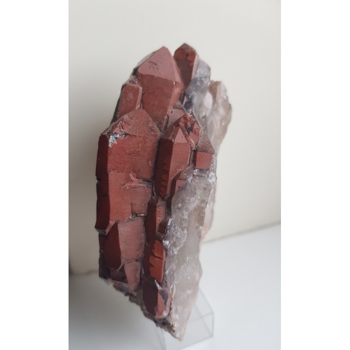 Kwarc żelazisty z pegmatytu w Rudawach Janowickich