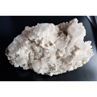 Szczotka kryształów górskich z Kraskowa k. Wrocławia