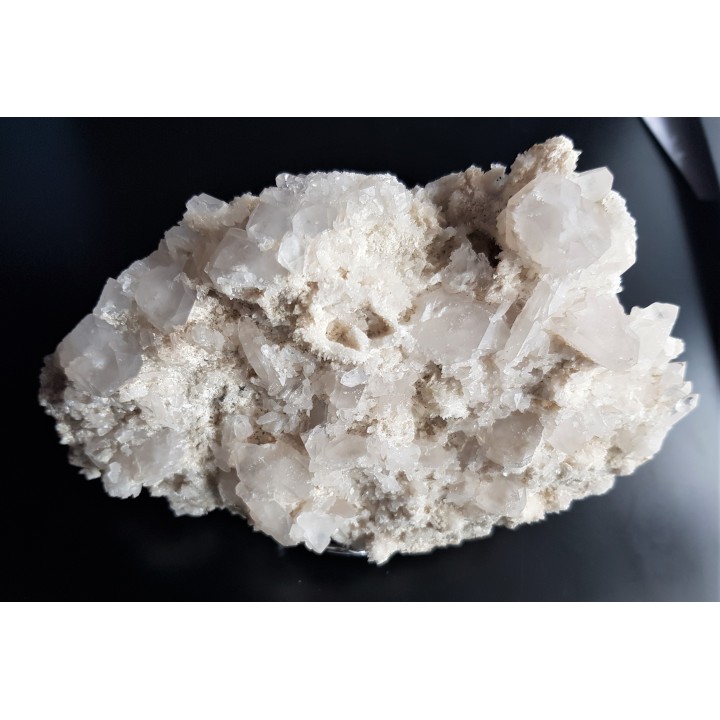 Szczotka kryształów górskich z Kraskowa k. Wrocławia