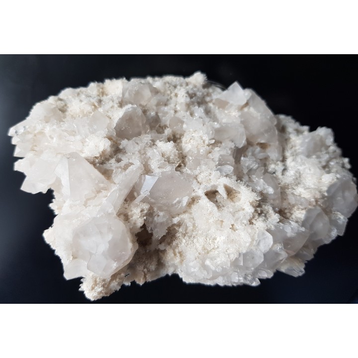 Szczotka kryształów górskich z Kraskowa k. Wrocławia