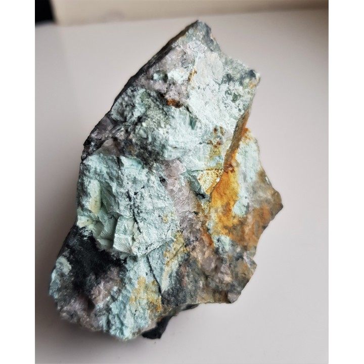 Chryzokola z kop. Einigkeit w Miedziance