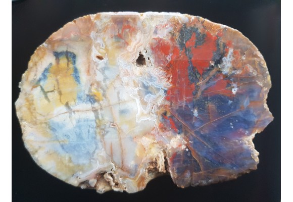Agat "rzeczny" z Bobru w Sudetach (river agate)