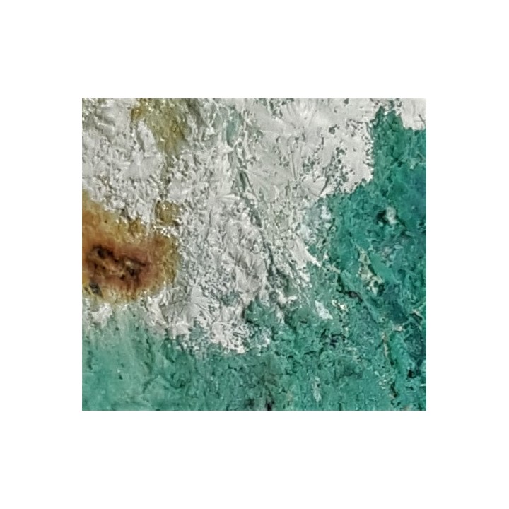 Olivenit, odm. leucochalcit z Miedzianki k. Janowic Wlk.