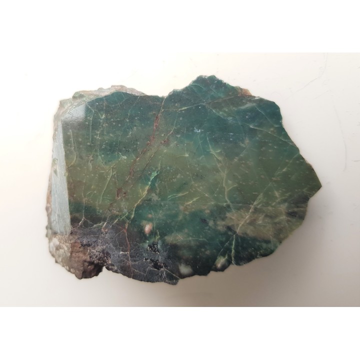 Zielony jaspis z okolic Kamiennej Góry