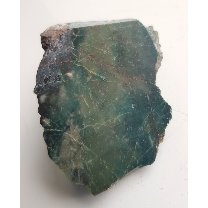 Zielony jaspis z okolic Kamiennej Góry