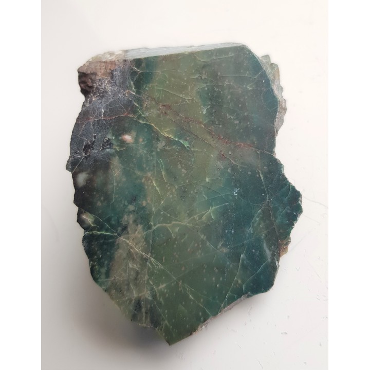 Zielony jaspis z okolic Kamiennej Góry