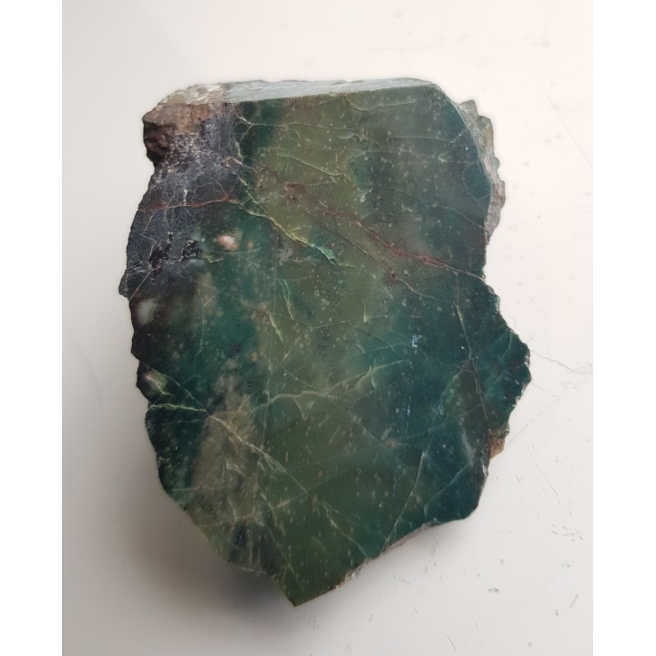 Zielony jaspis z okolic Kamiennej Góry