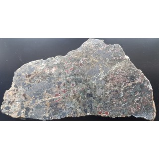 Troktolit, pstrągowiec z iddingsytem z Nowej Rudy - Słupca