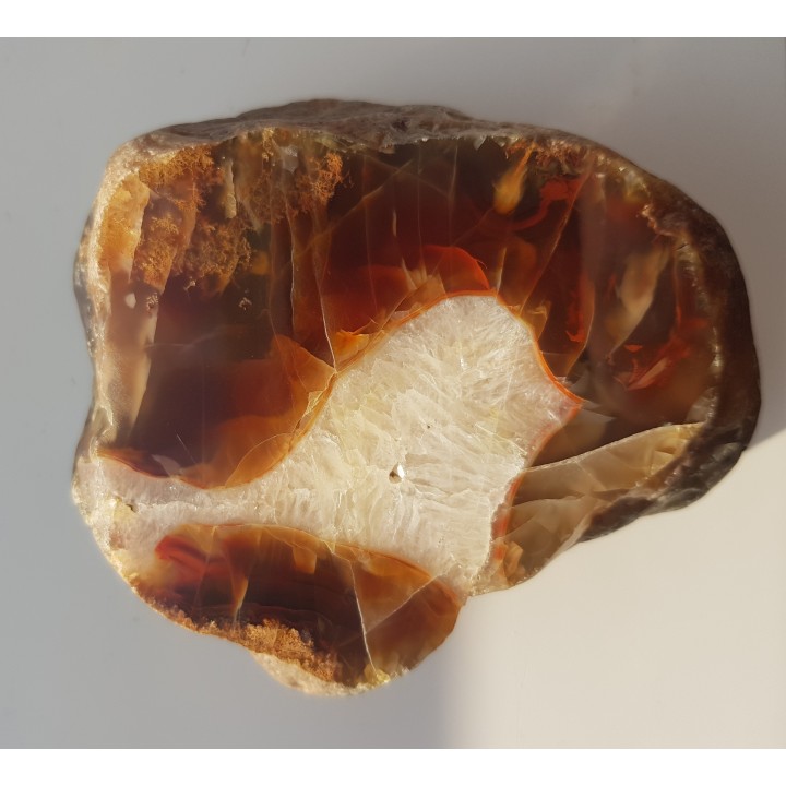 Agat "rzeczny" z Bobru w Sudetach (river agate)
