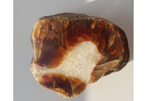 Agat "rzeczny" z Bobru w Sudetach (river agate)
