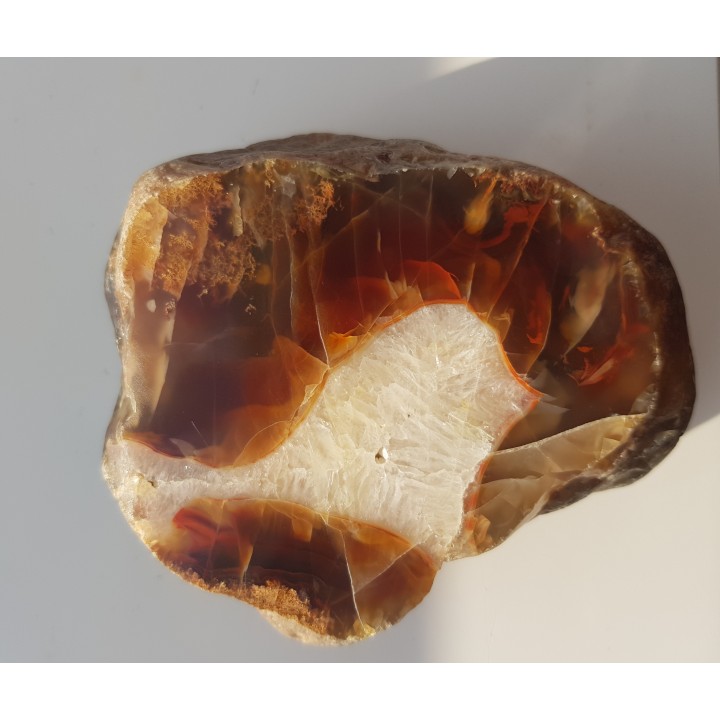 Agat "rzeczny" z Bobru w Sudetach (river agate)